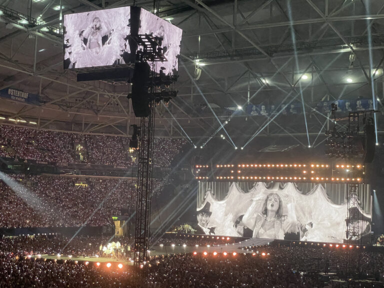 Taylor Swifts Eras Tour in Gelsenkirchen Night 3 during TTPD era